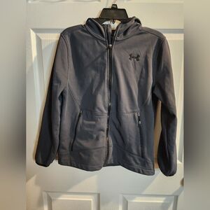 Under Armour Gray Zip-Up Hoodie YXL
